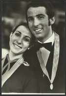 Angelika Buck And Erich Buck Patinage Patinoire Skating Ice Rink Photo Card 8,5 X 12,5 Cm (see Sales Conditions) 04385 - Kunstschaatsen