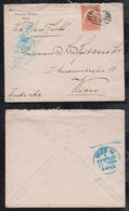 Haiti 1898 Cover To VIENNA Austria Via NEW YORK With New York 12 Postmark On Stamp - Haïti