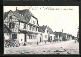 AK Schifferstadt, Speirer-Strasse - Schifferstadt