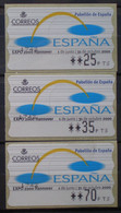 ETIQUETAS ATM - EXPO 2000 HANNOVER - SERIE 3 VALORES EN PESETAS NUEVAS ** - Autres & Non Classés