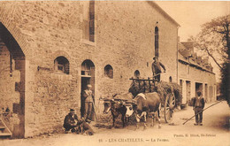 COTES D'ARMOR  22  PLOUFRAGAN - LES CHATELETS - LA FERME - ATTELAGE - Ploufragan