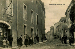 Cessenon * La Grand Rue * Débit De Tabac Tabacs * Villageois - Other & Unclassified