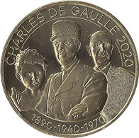 2020 MDP176 - COLOMBEY-LES-DEUX-EGLISES 11 - Mémorial Charles De Gaulle (1890-1940-1970) / MONNAIE DE PARIS 2020 - 2020