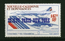 Nouvelle Calédonie ** PA181- 1er  Vol Commercial De Concorde Paris - New York - Unused Stamps