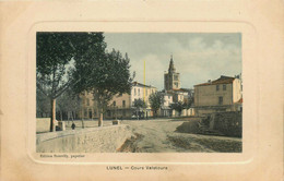 Lunel * Vue Sur Le Cour Valatoura * Grand Café Du Commerce - Lunel