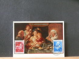 5618  CARTE MAX.  J. JORDAENS NR. 793/4 COTE TIMBRES 90 EURO - 1934-1951