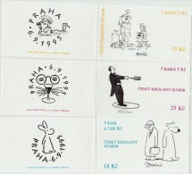 3 Carnets De 5 Timbres YT C 83 à 85 Humour Bouchon De Champagne Violon / Booklet Michel MH 0-30 31 32 Humor - Nuevos