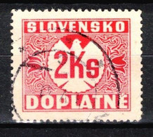 Slovaquie 1939 Mi P  9 (Yv TT 9), Obliteré - Gebraucht