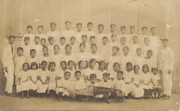 Real Photo Santa Ana Elementary School 1922 Girls And Boys - Philippines