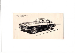 12890 " DISEGNO ALFA ROMEO GIULIETTA SPRINT SPECIALE " - Machines