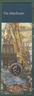 Great Britain UK £2 Coin Mayflower- 2020 Brilliant Unc On Royal Mint Information Card - 2 Pond