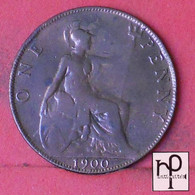 GREAT BRITAIN 1 PENNY 1900 -    KM# 790 - (Nº43903) - D. 1 Penny