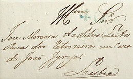 1834 Portugal Pré-Filatelia Viseu VIS 4 «VIZEU» Verde - ...-1853 Préphilatélie