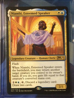 Magic The Gathering CORE 2021 NIAMBI, ESTEEMED SPEAKER NEW MTG Sleeve Toploader - Autres & Non Classés