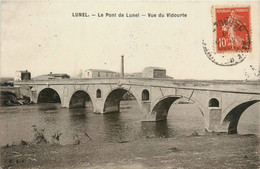 Lunel * Le Pont * Vue Du Vidourle * Usine Cheminée - Lunel