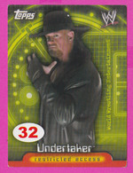 264819 / # 32 Undertaker , Restricted Access , Topps  , WrestleMania WWF , Bulgaria Lottery , Wrestling Lutte Ringen - Trading-Karten