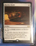 Magic The Gathering DOUBLE MASTERS RATCHET BOMB NEW MTG Sleeve Toploader - Autres & Non Classés