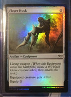 Magic The Gathering DOUBLE MASTERS FOIL FLAYER HUSK NEW MTG Sleeve Toploader - Sonstige & Ohne Zuordnung