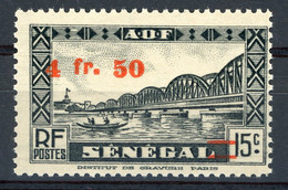 SENEGAL N°191a SURCHARGE DECALEE NEUF SANS CHARNIERE ** (MNH). TB - Nuevos