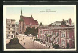 AK Görlitz, Postplatz Mit Frauenkirche - Goerlitz