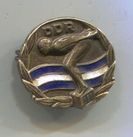 Swimming Natation - DDR East Germany, Vintage Pin Badge, Abzeichen - Swimming