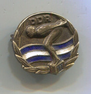 Swimming Natation - DDR East Germany, Vintage Pin Badge, Abzeichen - Natation