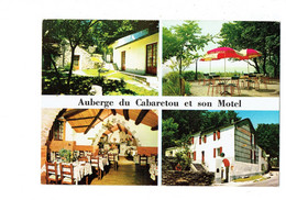 Cpm - ST-PONS - Auberge Du Cabaretou Et Son Motel - Parasol Bière Amoureuse Publicité - 1977 - Saint-Pons-de-Mauchiens