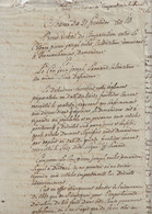 Francorchamps/Stavelot - Manuscrit - 4 Documents Concernant Fam. Milet (U440) - Manuscritos