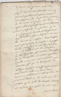 HEERS/Baron De Stockhem - Manuscrit 1785 (U849) - Manuscritos