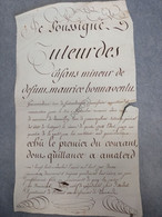 Zwijndrecht/Gouy - Pensionnat De Gouy - 1812 - Manuscrit (V202) - Manuscritos