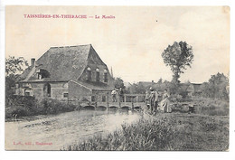 Cpa...Taisnières-en-Thiérache...le Moulin...animée...(pecheur)... - Altri Comuni