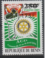 Bénin 2007 Mi. 1404 Rotary Club International Cotonou 2005 Surchargé Overprint MNH** - Benin - Dahomey (1960-...)