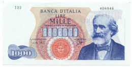 1000 LIRE GIUSEPPE VERDI I TIPO MEDUSA 14/01/1964 SUP - Autres & Non Classés