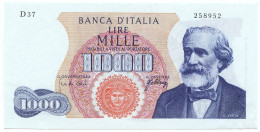 1000 LIRE GIUSEPPE VERDI I TIPO MEDUSA 20/05/1966 SUP - Autres & Non Classés