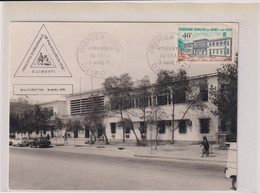 AFARS ET ISSAS-1CP MAXIMUN PREMIER JOUR-Hôtel Des Postes De DJIBOUTI-TP PA N°365-1970 - Cartas & Documentos