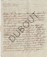 Sint-Niklaas - Brief Met Poststempel ;1786 - De Heer De Brouwer, Procureur (U115) - Manuscritos