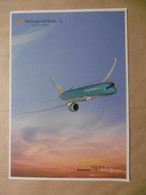 Publicité Compagnie Aérienne VIETNAM AIRLINES Reach Further Boeing 787-9 DREAM LINER - Werbung