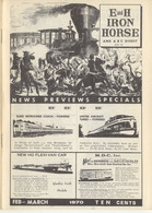 Catalogue E And H IRON HORSE 1970 Feb-March Digest AHM Tyco Rivarossi - Inglés