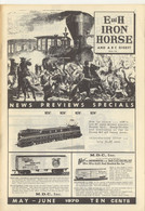 Catalogue E And H IRON HORSE 1970 May-June Digest AHM Atlas Rivarossi - Anglais