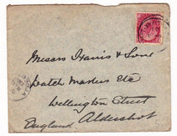 Lettre 1903 Canada Queen Victoria  Two Cents Aldershot - Briefe U. Dokumente