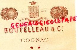 16- COGNAC - ETIQUETTE BOUTELLEAU V.O. - CHARENTE - Alimentos