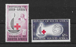 Südafrika 1963 Rotes Kreuz Mi.Nr. 314/15 Kpl. Satz ** - Ongebruikt