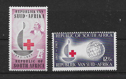 Südafrika 1963 Rotes Kreuz Mi.Nr. 314/15 Kpl. Satz ** - Neufs