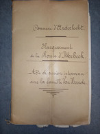 Anderlecht - Dossier Concernant Elargissement De La Route D' Itterbeek (U686) - Anciens