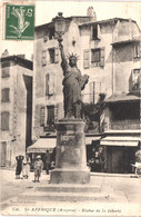 FR12 SAINT AFFRIQUE - Statue De La Liberté - Café Buvette - Animée - Belle - Saint Affrique