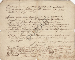 LEUVEN Extract Doopregister Sint Jacobskerk Leuven 1729 (U232) - Manuscritos