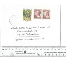 Luxembourg Mondorf-les-Bains To Werther West Germany   3-11-81......................(Box 5) - Storia Postale