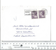 Luxembourg Mondorf-les-Bains To Werther West Germany   June 21 1982......................(Box 5) - Covers & Documents