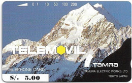 Peru - Telemovil Tamura Test Card TAMRA - Mountain - 5 Sol, 10.000ex, Mint - Peru