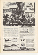 Catalogue E And H IRON HORSE 1972 February-March Digest AHM Rounhouse Tyco - English